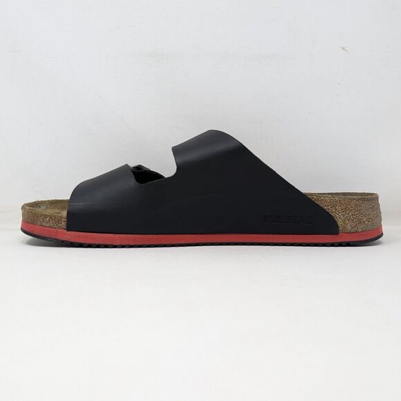 Birkenstock Arizona Prof Black Birko-Flor Sandals Men\'s Size 47 US 14 Regular main image 5